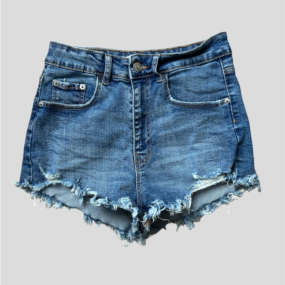Zara denim cut-off jean shorts